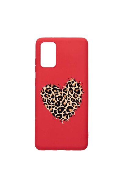 bestcase Θήκη σιλικόνης συμβατή με Samsung Galaxy S20 Plus, Σχέδιο Καρδιά Λεο...