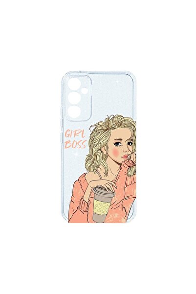 bestcase Θήκη Crystal Glitter 2MM, Συμβατή με Samsung Galaxy A14 5G, Girl Bos...