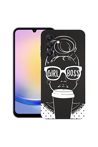 bestcase Husă pentru Samsung Galaxy A56, Girl Boss, Silicon subțire de 0.8MM,...