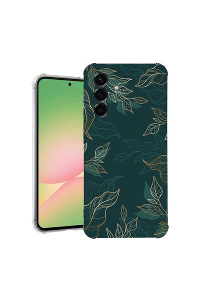 bestcase Θήκη για Samsung Galaxy A56, Αντικραδασμική 1.5MM, Πράσινα Φτερά, Πρ...