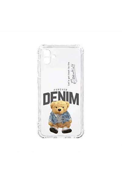 bestcase Αντικραδασμική Θήκη, Συμβατή με Samsung Galaxy A04, Στυλ Τζιν με Αρκ...