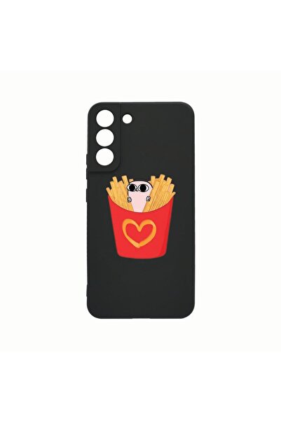 bestcase Θήκη Σιλικόνης, Συμβατή με Samsung Galaxy S21, Λατρεύω τα Τσιπς, Ανθ...