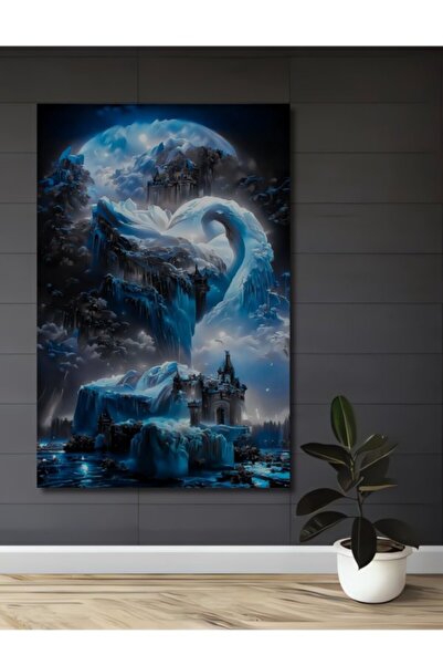 Teona Ahşap Ελαιογραφία με εφέ ξύλου, διακοσμητικός πίνακας τέχνης φαντασίας ...