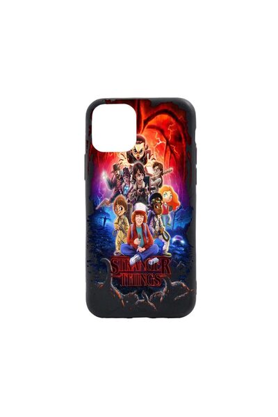 bestcase Θήκη σιλικόνης Stranger Things, συμβατή με Apple iPhone 13 Mini, με ...