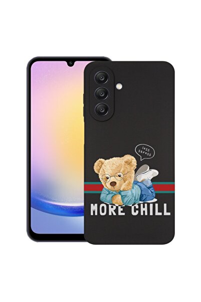 bestcase Θήκη για Samsung Galaxy A56, More Chill Teddy Bear, Λεπτή σιλικόνη 0...
