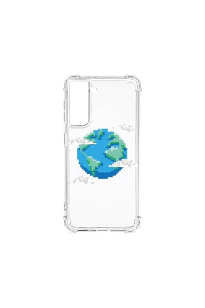 bestcase Husa Anti Shock 1.5MM, Compatibilă cu Samsung Galaxy S21, Minecraft ...