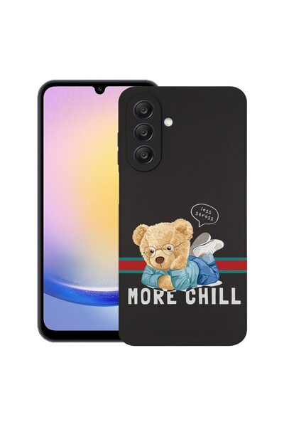 bestcase Θήκη για Samsung Galaxy A36, More Chill Teddy Bear, Λεπτή σιλικόνη 0...