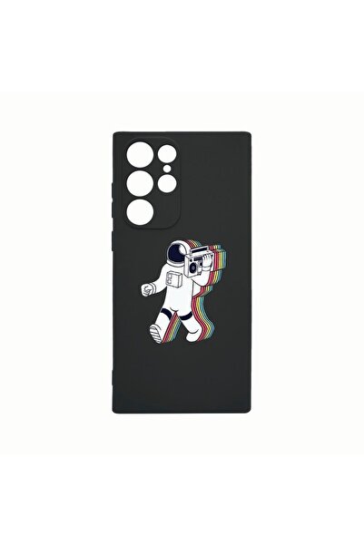 bestcase Θήκη Σιλικόνης, Συμβατή με Samsung Galaxy S22 Ultra, Walk On Moon, Α...