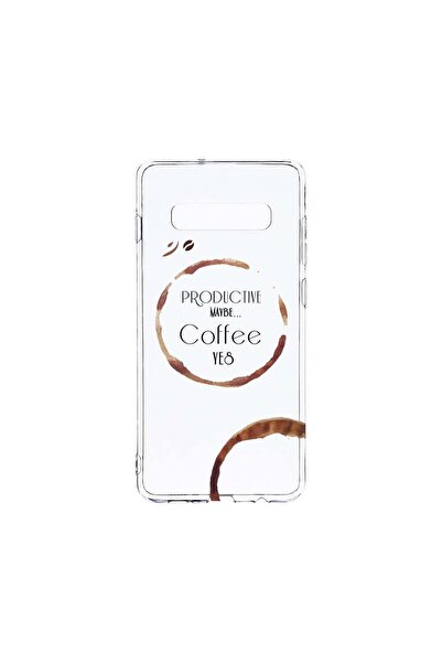 bestcase Διαφανής Θήκη Σιλικόνης 2MM, Συμβατή με Samsung Galaxy S10 Plus, Καφ...