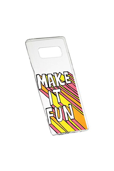 bestcase Προστατευτική θήκη με μήνυμα  "Make It Fun ", για Samsung Galaxy Not...
