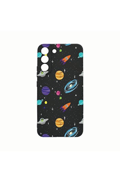 bestcase Θήκη Σιλικόνης, Συμβατή με Samsung Galaxy S21, Σχέδιο Σύμπαν, Πλανήτ...