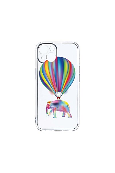 bestcase Διαφανής Θήκη Σιλικόνης 2MM, Συμβατή με Apple iPhone 14, Ελέφαντας Ο...