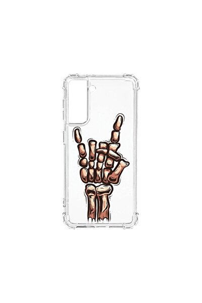 bestcase Αντικραδασμική Θήκη 1.5MM, Συμβατή με Samsung Galaxy S21, Σχέδιο Σκε...