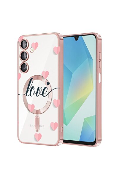 bestcase Θήκη MagSafe Πολυτελείας, Συμβατή με Samsung Galaxy A56, Σχέδιο Καρδ...