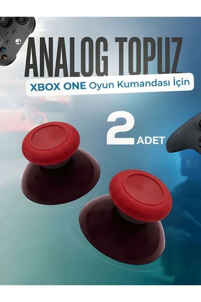 POPKONSOL Xbox One Series S X Uyumlu Analog Topuz 2 Adet Başlık Kol Yedek Par...