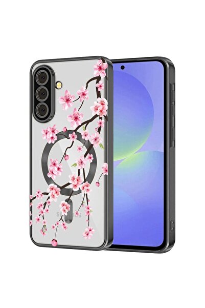 bestcase Πολυτελής Θήκη MagSafe, Συμβατή με Samsung Galaxy S24 Plus, Άνθη Κερ...