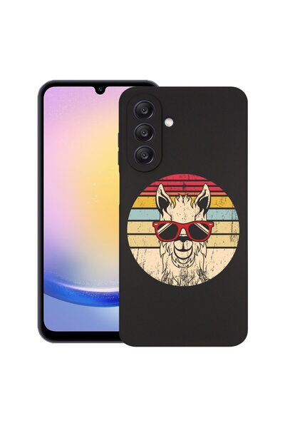 bestcase ¬Æ Husa pentru Samsung Galaxy A26, Oldschool LLama, Slim Silicon 0.8...