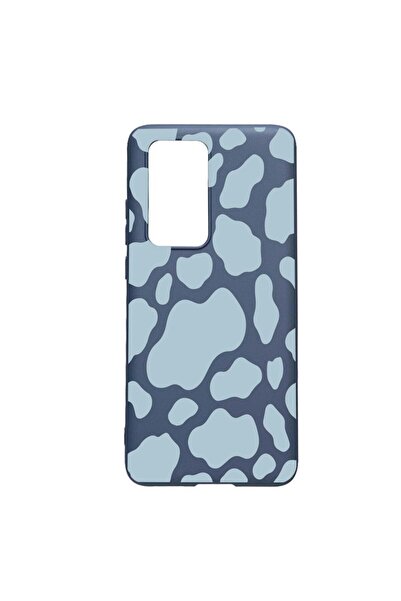 bestcase Husa Silicon Compatibila Cu Huawei P40, Blue Cow, rezistenta la uzur...