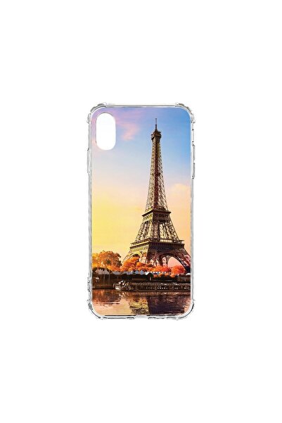 bestcase Husa Anti Shock 1.5MM, compatibilă cu Apple iPhone XR, Turnul Eiffel...