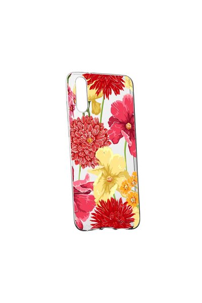 bestcase Θήκη με σχέδιο Κόκκινα Κίτρινα Λουλούδια, για Samsung Galaxy A70 / G...