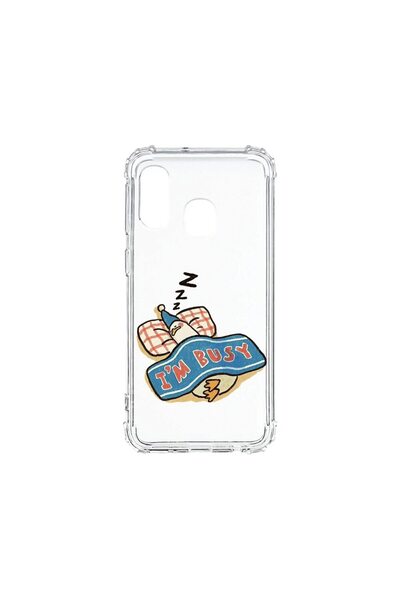 bestcase Αντικραδασμική Θήκη 1.5MM, Συμβατή με Samsung Galaxy A40, Έχω Απασχό...