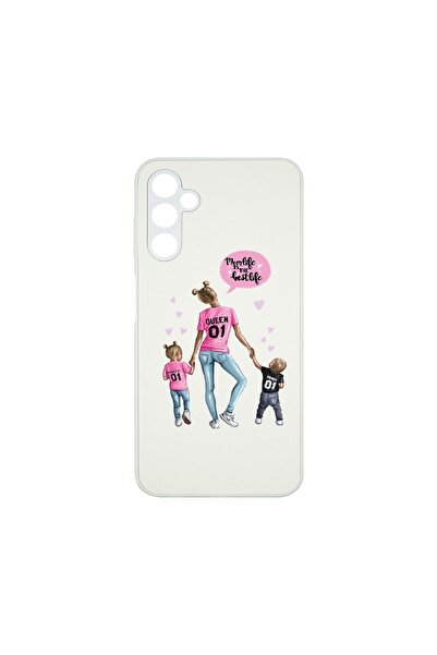 bestcase Κομψή Δερμάτινη Θήκη, Συμβατή με Samsung Galaxy A14 5G, Σχέδιο Μαμάς...