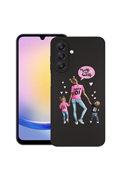 bestcase Θήκη για Samsung Galaxy A36, Mom Life Boy And Girl, Λεπτή σιλικόνη 0...