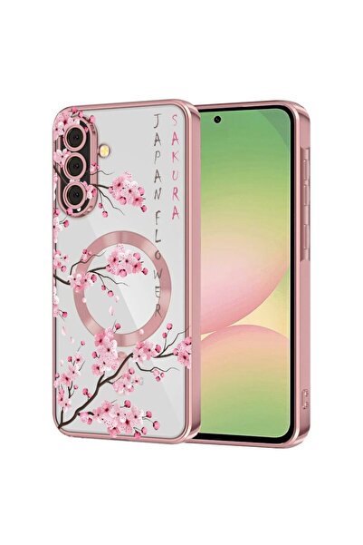 bestcase Πολυτελής Θήκη MagSafe, Συμβατή με Samsung Galaxy S25 Plus, Ανθισμέν...