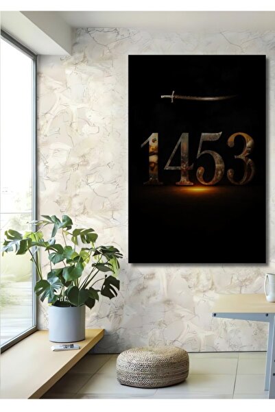 Teona Ahşap Ξύλινο διακοσμητικό τραπέζι με θέμα το σπαθί Fetih 1453 για σπίτι...