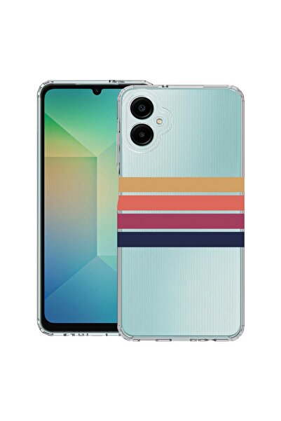 bestcase ¬Æ Husa pentru Samsung Galaxy A06 5G, Anti Shock 1.5MM, Retro Lines,...