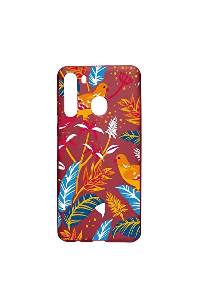 bestcase Husa Silicon Compatibila cu Samsung Galaxy A21, Colored Birds, rezis...