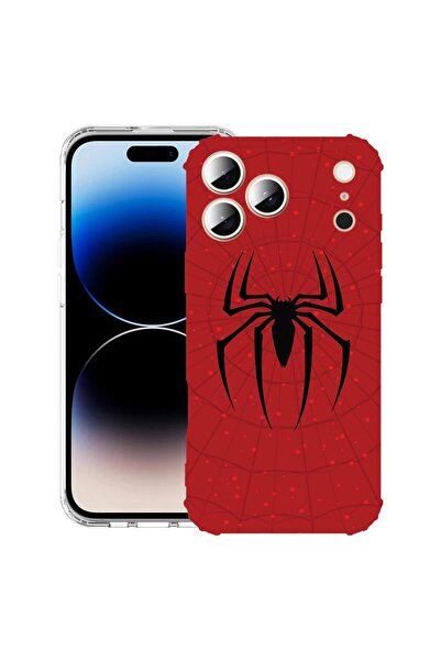 bestcase Θήκη για Apple iPhone 17 Pro με Σχέδιο Αράχνης, Αντικραδασμική, Ενισ...