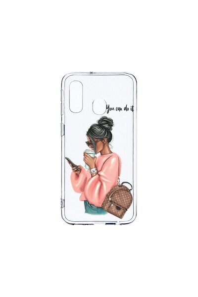 bestcase Διαφανής Θήκη Σιλικόνης 2MM, Συμβατή με Samsung Galaxy A40, Σχέδιο Κ...