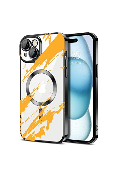 bestcase Πολυτελής Θήκη MagSafe, Συμβατή με Apple iPhone 14 Plus, Χρυσές Ρίγε...