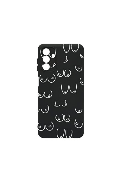 bestcase Θήκη από υγρή σιλικόνη Premium, Συμβατή με Samsung Galaxy A35, Boobs...