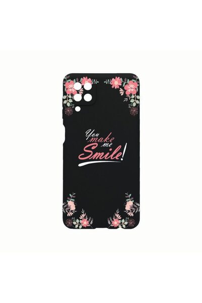 bestcase Husa Silicon, Compatibila Cu Samsung Galaxy A12, Make Me Smile, Rezi...