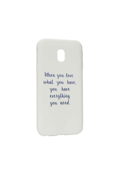 bestcase Προστατευτική θήκη με μήνυμα αγάπης, για Samsung Galaxy J3 2018, ανθ...