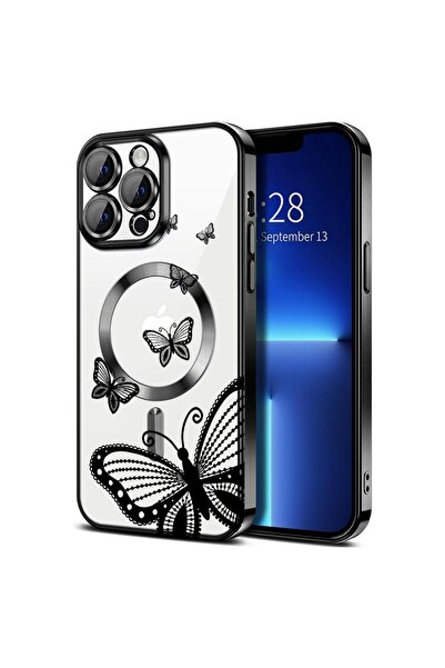 bestcase Πολυτελής Θήκη MagSafe, Συμβατή με Apple iPhone 13 Pro, Ιπτάμενα Πετ...