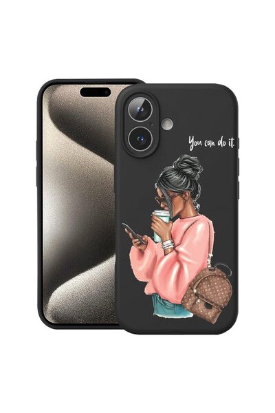 bestcase Husă pentru Apple iPhone 17 cu design Shopping Girl, Silicon premium...