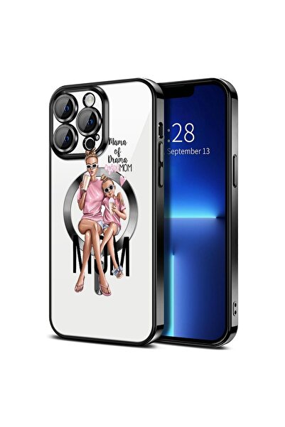 bestcase Πολυτελής Θήκη MagSafe, Συμβατή με Apple iPhone 14 Pro, Μαμά του Δρά...