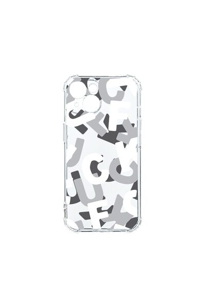 bestcase Husa Anti Shock 1.5MM, Compatibila Cu Apple iPhone 14, FCK Pattern, ...