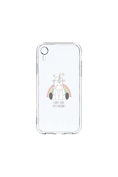 bestcase Διαφανής Θήκη Σιλικόνης 2MM, Συμβατή με Apple iPhone XR, Μονόκερος -...