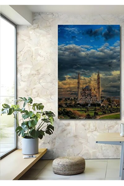 Teona Ahşap Μεγαλοπρεπής Ξύλινη Διακοσμητική Ζωγραφική με Εφέ Ελαιογραφίας τη...