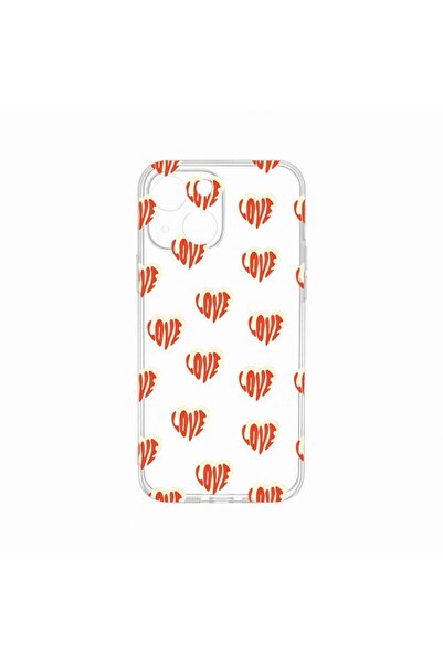 bestcase Θήκη, Συμβατή με Apple iPhone 14, Χαριτωμένο σχέδιο αγάπης, Ανθεκτικ...