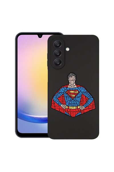 bestcase Θήκη για Samsung Galaxy A26, Καλλιγραφία Σούπερμαν, Λεπτή σιλικόνη 0...