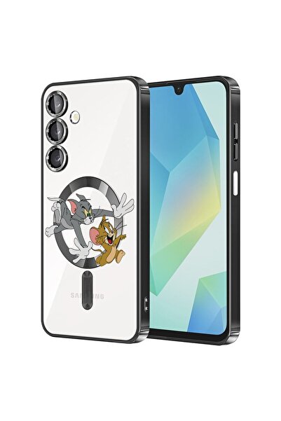 bestcase Πολυτελής Θήκη MagSafe, Συμβατή με Samsung Galaxy A35, Τομ και Τζέρι...