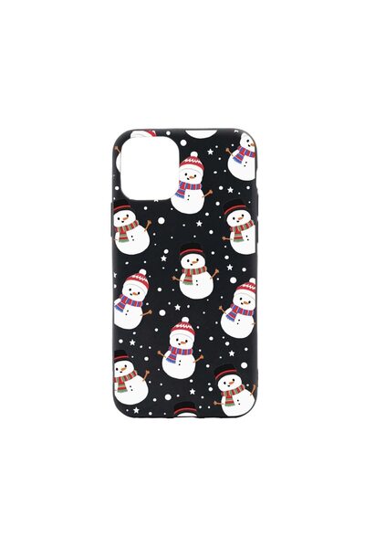 bestcase Husa Silicon Xmas, compatibila cu Apple iPhone 13 Pro Max, cu interi...