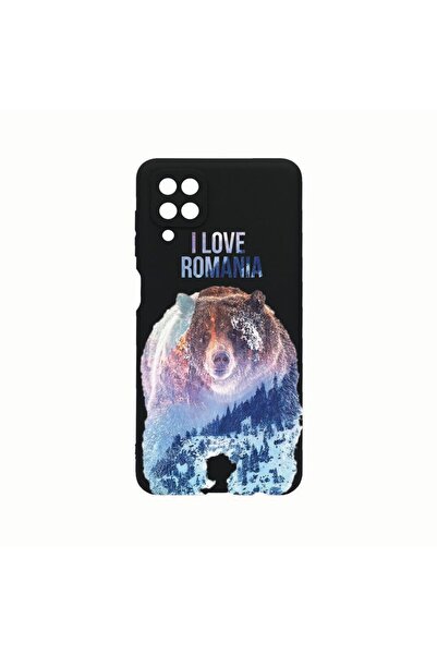 bestcase Θήκη Σιλικόνης, Συμβατή με Samsung Galaxy A12, Αγαπώ τη Ρουμανία, Αν...