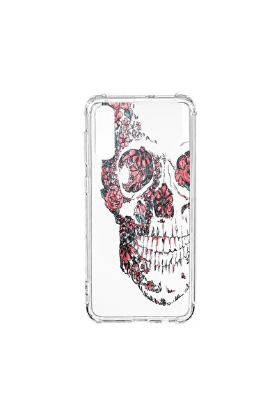 bestcase Husă Antișoc Compatibilă cu Samsung Galaxy A50, Skull, Silicon Premi...