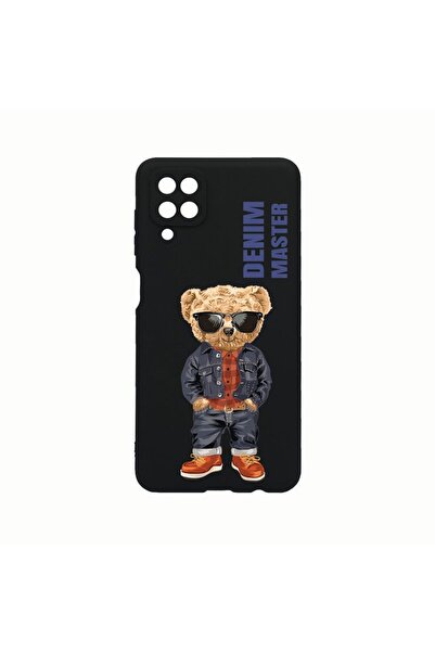 bestcase Θήκη Σιλικόνης, Συμβατή με Samsung Galaxy A12, Denim Master - Αρκουδ...